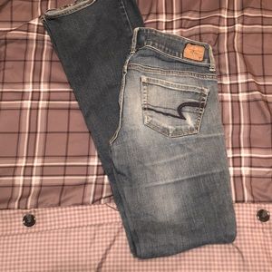 Long size 4 American Eagle bootcut jeans.